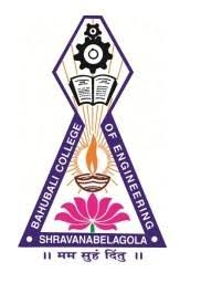 Bahubali College of Engineering, Shravanabelagola, Hassan GOMMATANAGARA,SHRAVANABELAGOLA - 573135 HASSAN